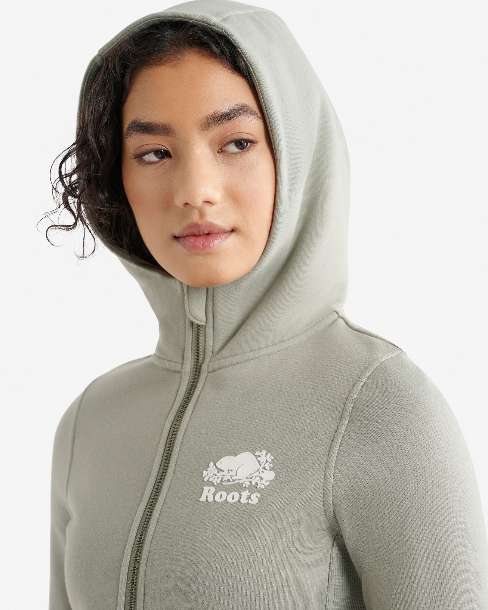 Organic Cooper Slim Full Zip Hoodie