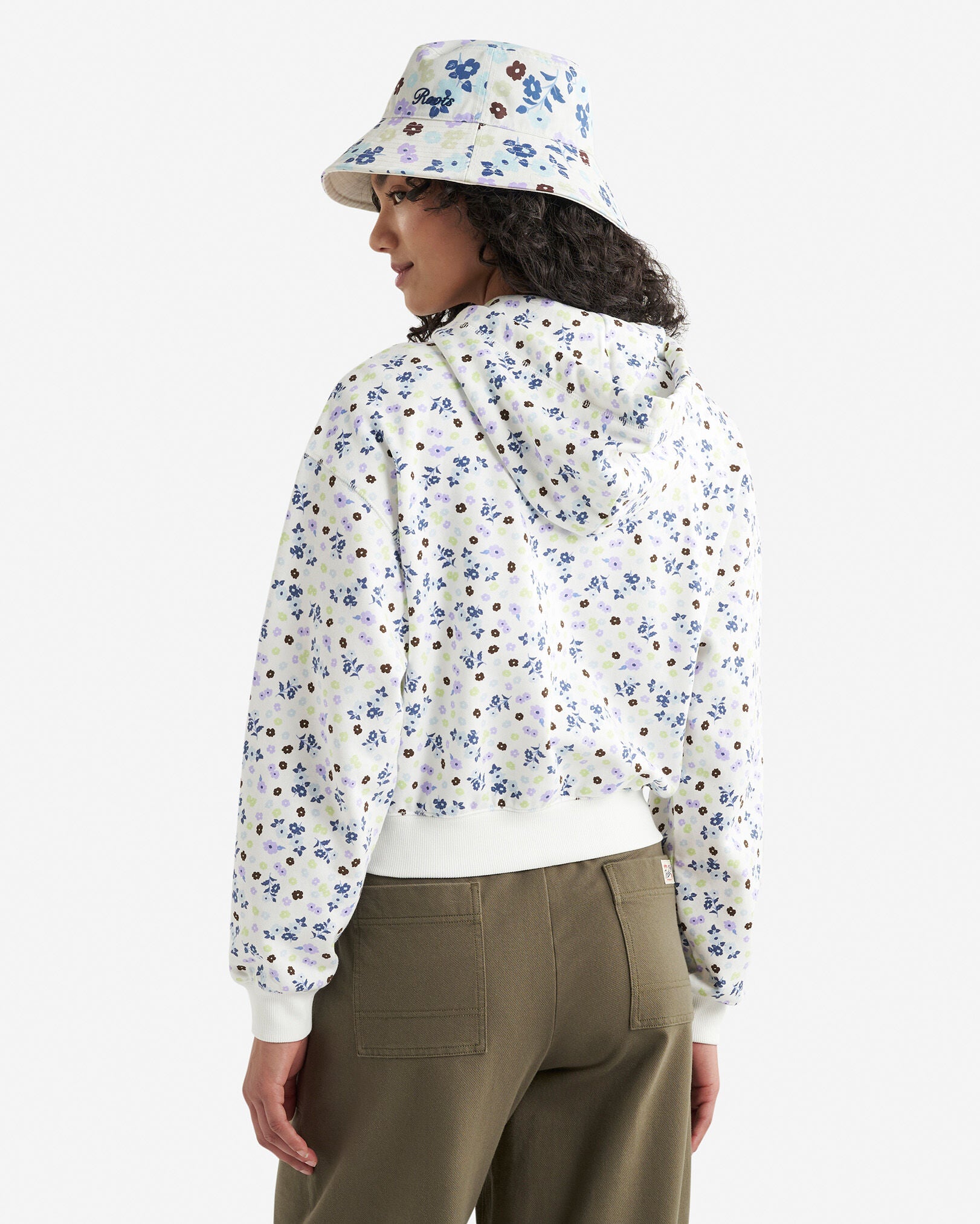 Roots Floral Full Zip Hoodie