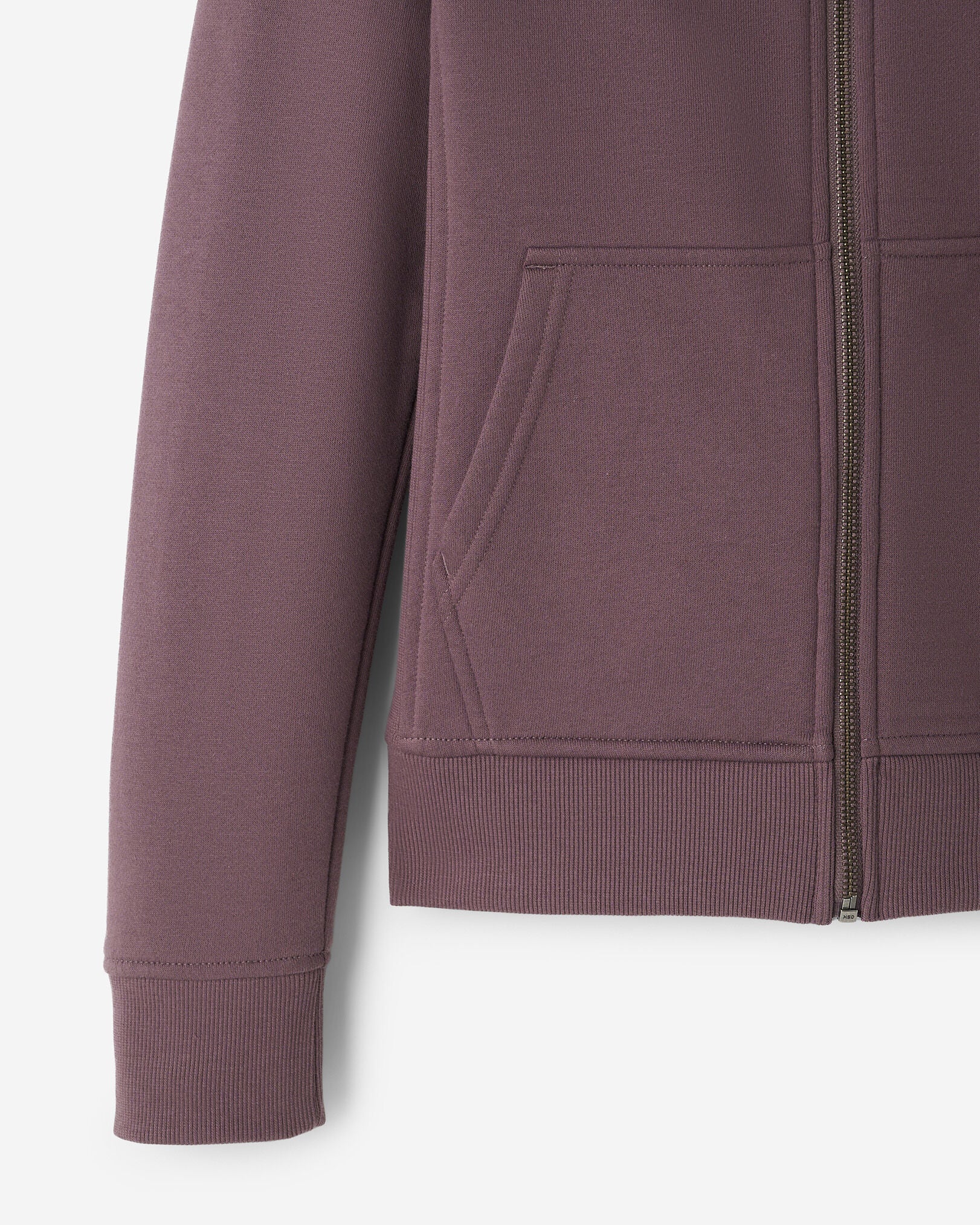 Organic Cooper Slim Full Zip Hoodie