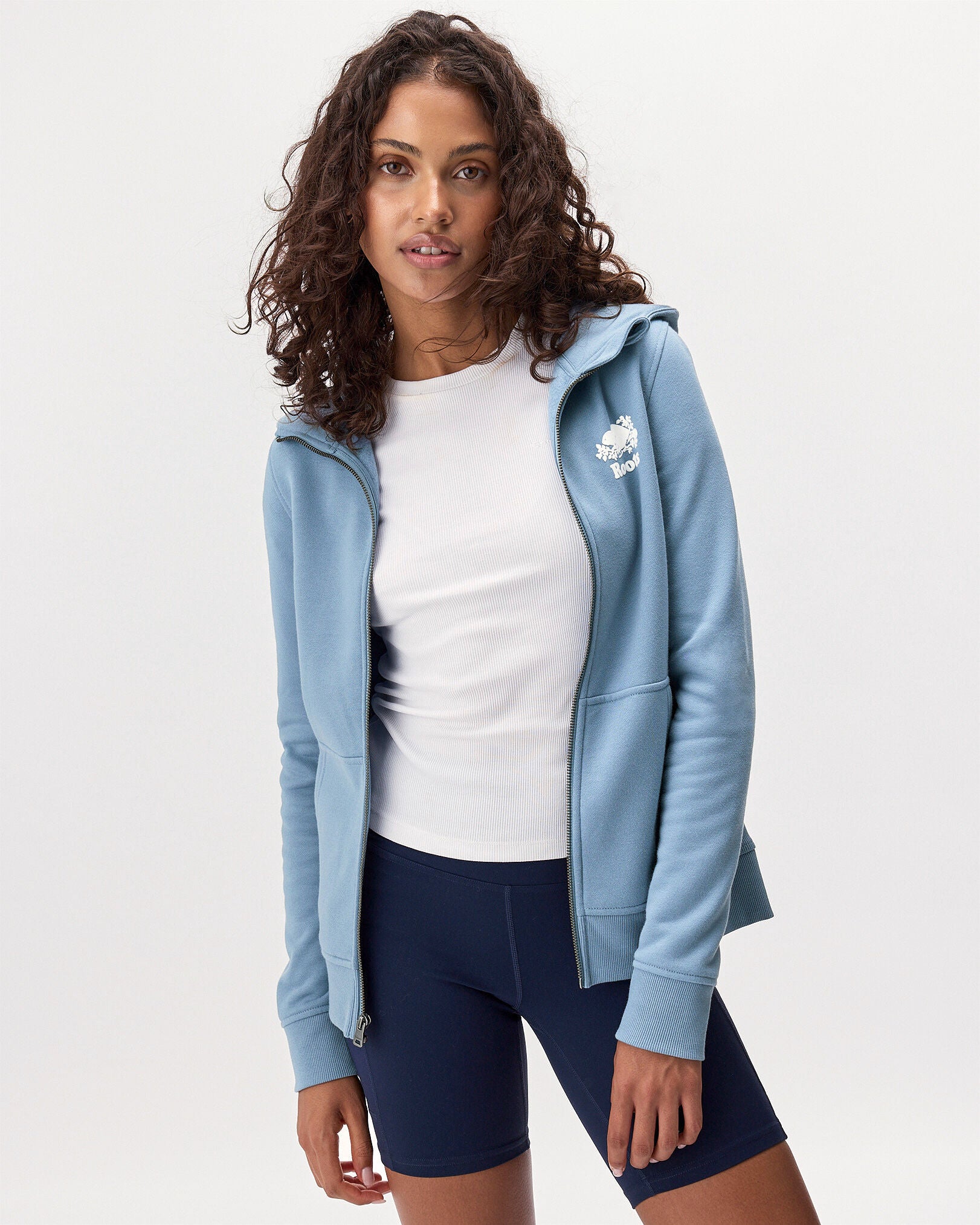 Organic Cooper Slim Full Zip Hoodie