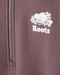Organic Cooper Relaxed Quarter Zip Stein
