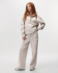 Organic Cooper Relaxed Quarter Zip Stein