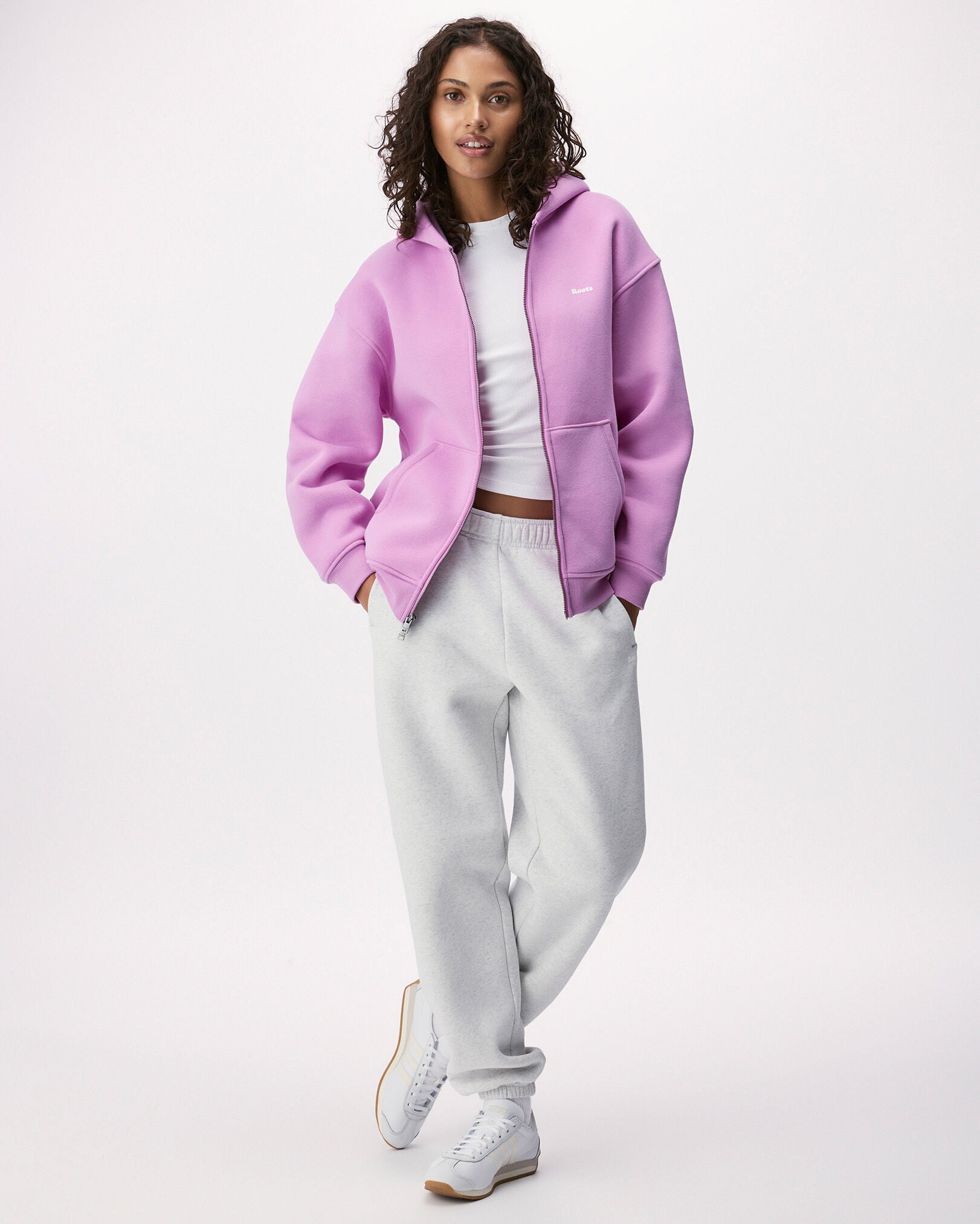 Cloud Long Full Zip Hoodie