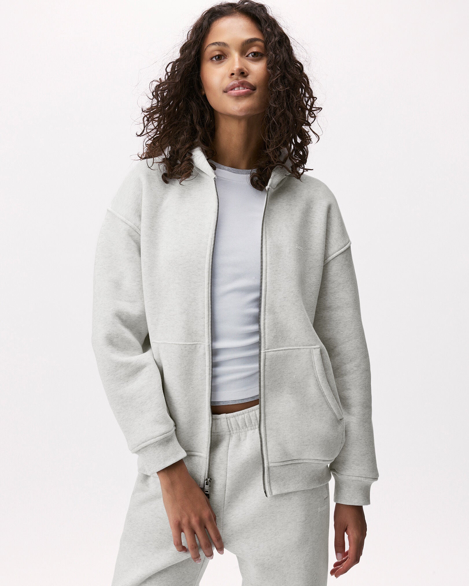 Cloud Long Full Zip Hoodie