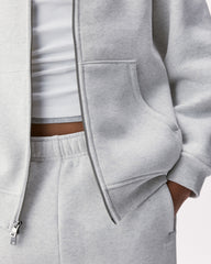 Cloud Long Full Zip Hoodie