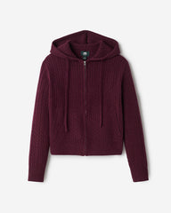 Bowen Cable Knit Full Zip Hoodie