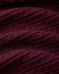 Bowen Cable Knit Full Zip Hoodie