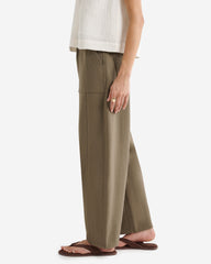 Welland Knit Twill Barrel Pant