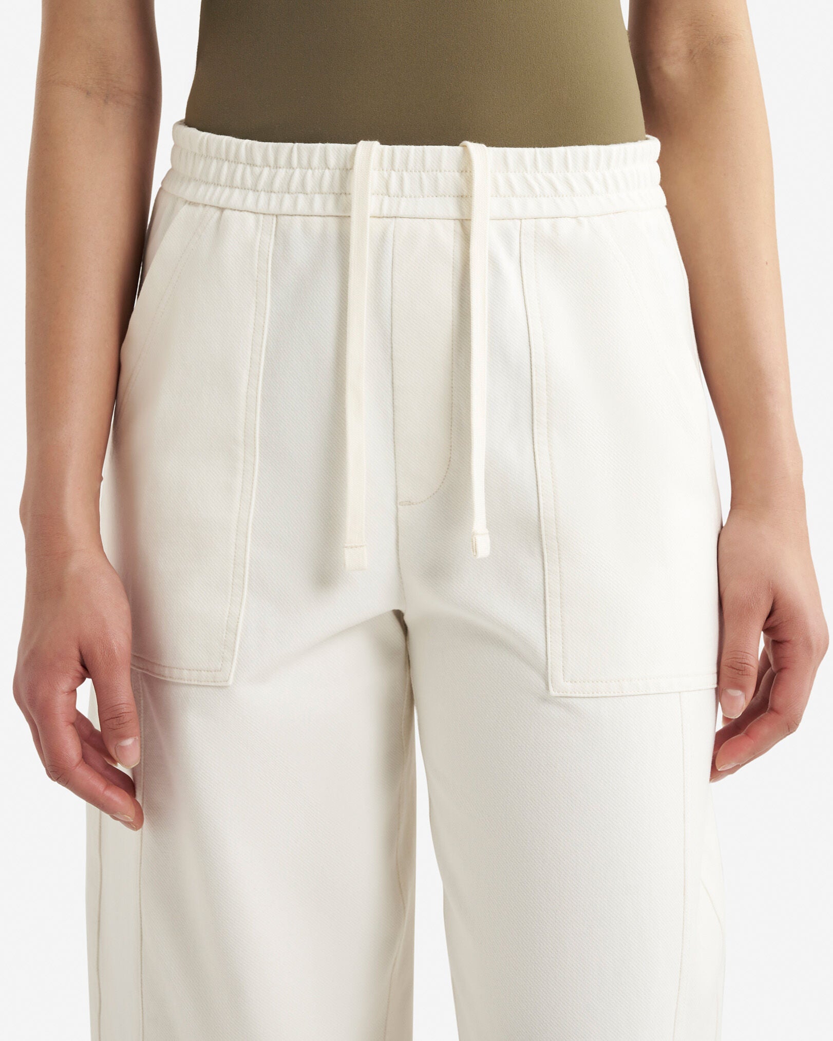 Welland Knit Twill Barrel Pant