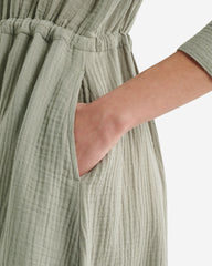 Isla Cotton Gauze Shirt Dress