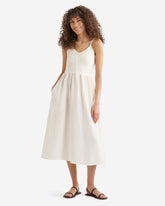 Isla Cotton Gauze Smocked Dress