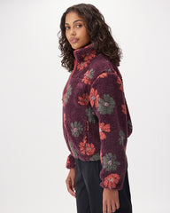 Alta Shearling Fleece Floral Jacket