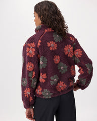 Alta Shearling Fleece Floral Jacket