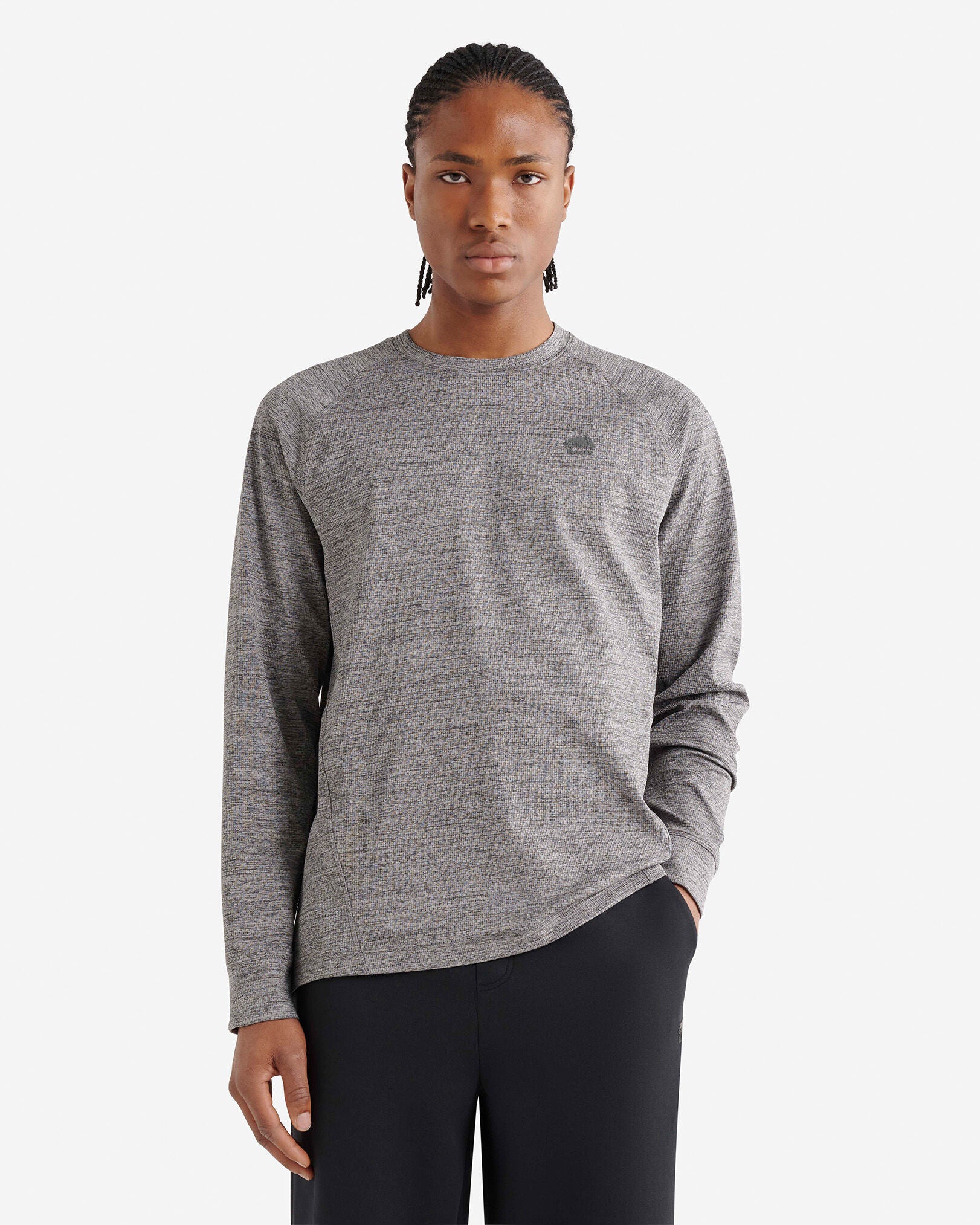 Active Textured Long Sleeve Top