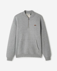 Beavermark Ribbed Collar Quarter Zip