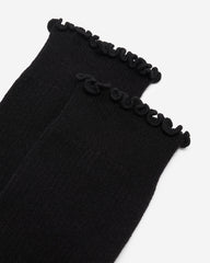 Womens Alice Ruffle Quarter Top Sock