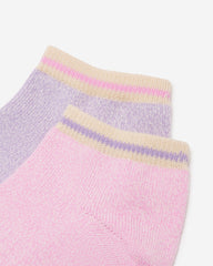 Adult Cotton Cabin Ped Sock 2 Pack