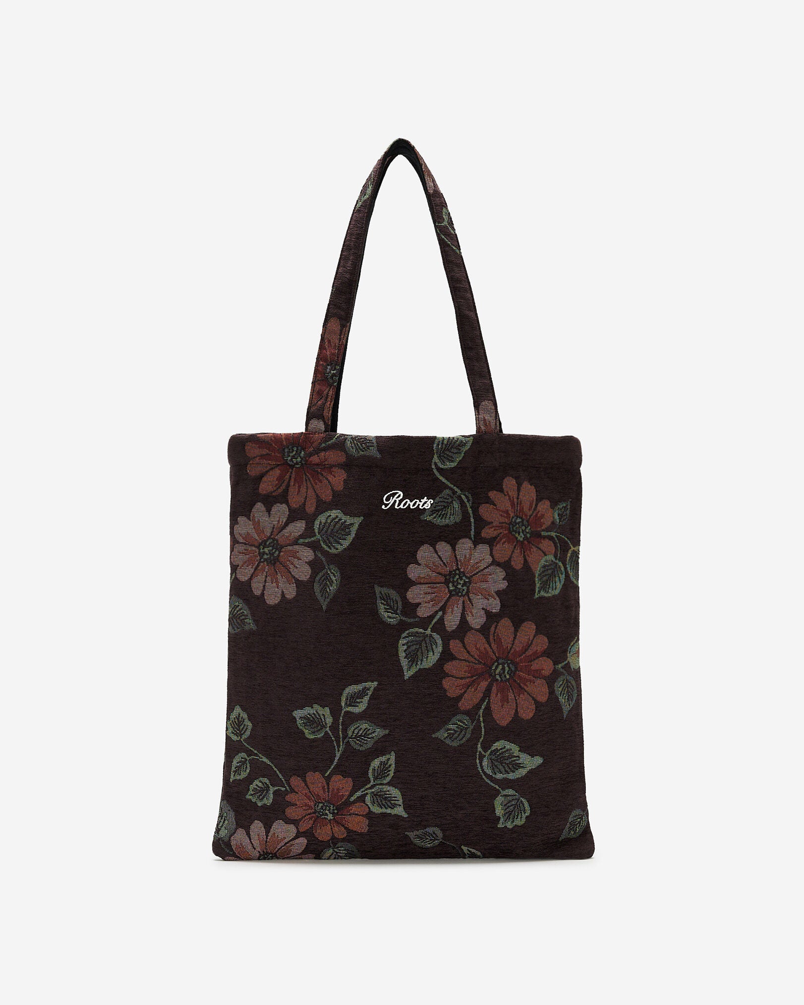 Floral Jacquard Tote