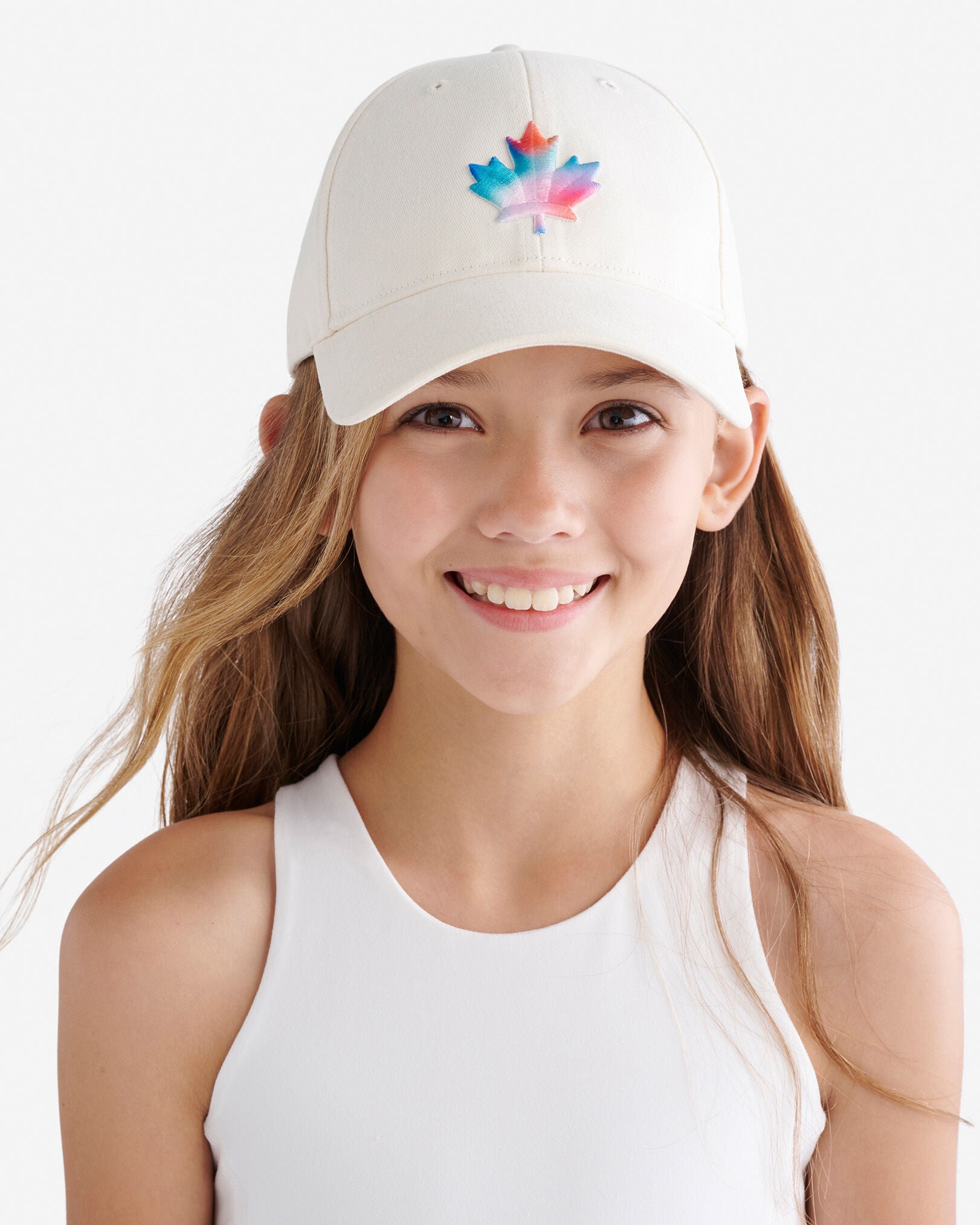 Kids Modern Leaf Baseball Cap