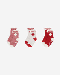 Baby & Toddler Cabin Maple Sock 3 Pack