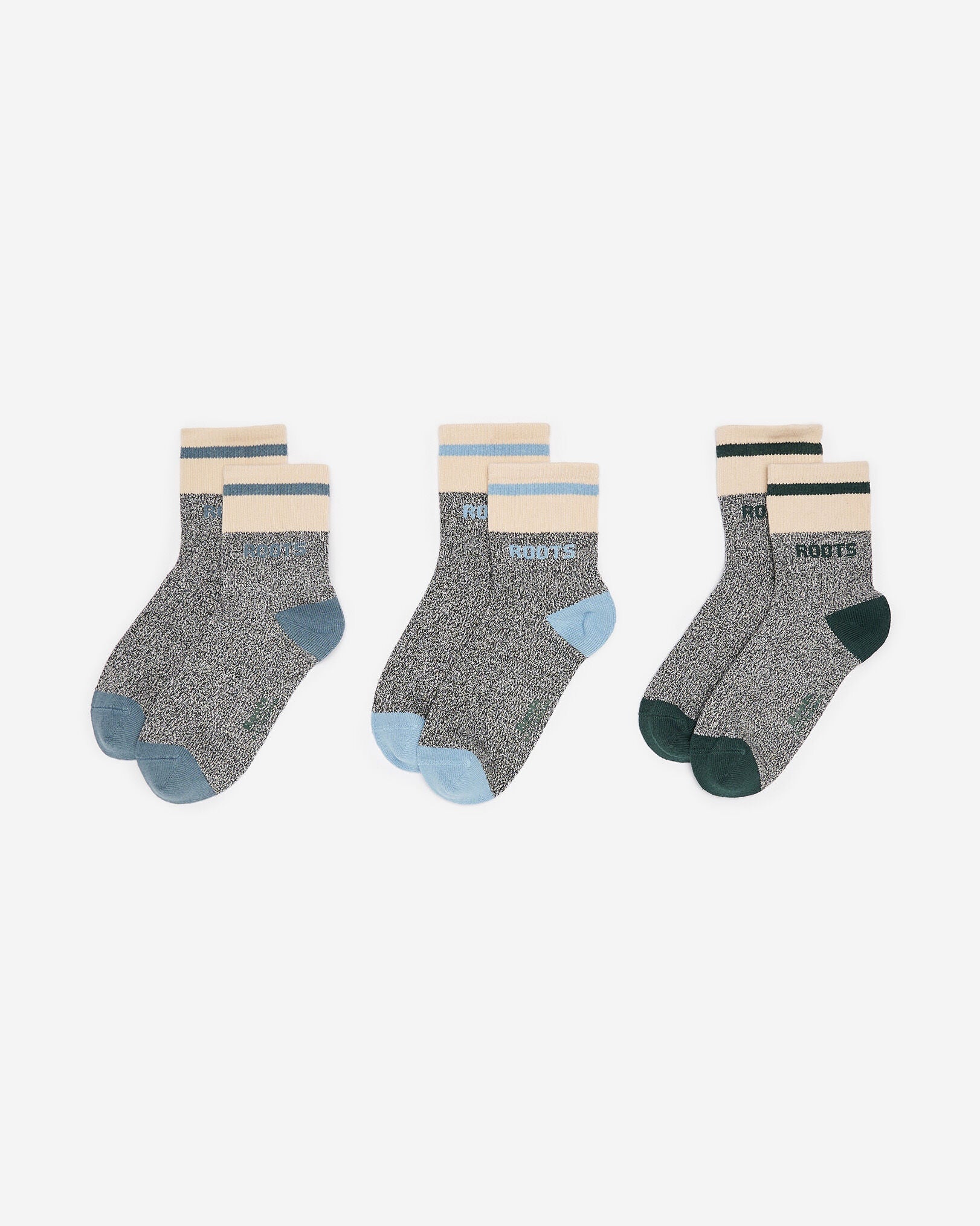 Kids Cabin Ankle Sock 3 Pack