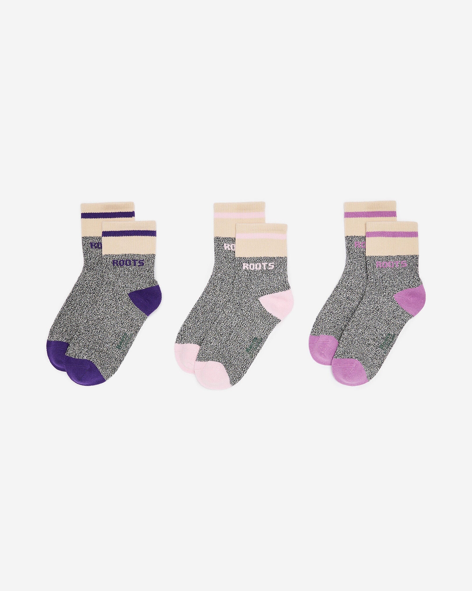 Kids Cabin Ankle Sock 3 Pack
