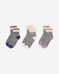 Kids Cabin Ankle Sock 3 Pack