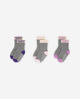 Baby & Toddler Cabin Ankle Sock 3 Pack