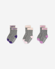 Baby & Toddler Cabin Ankle Sock 3 Pack
