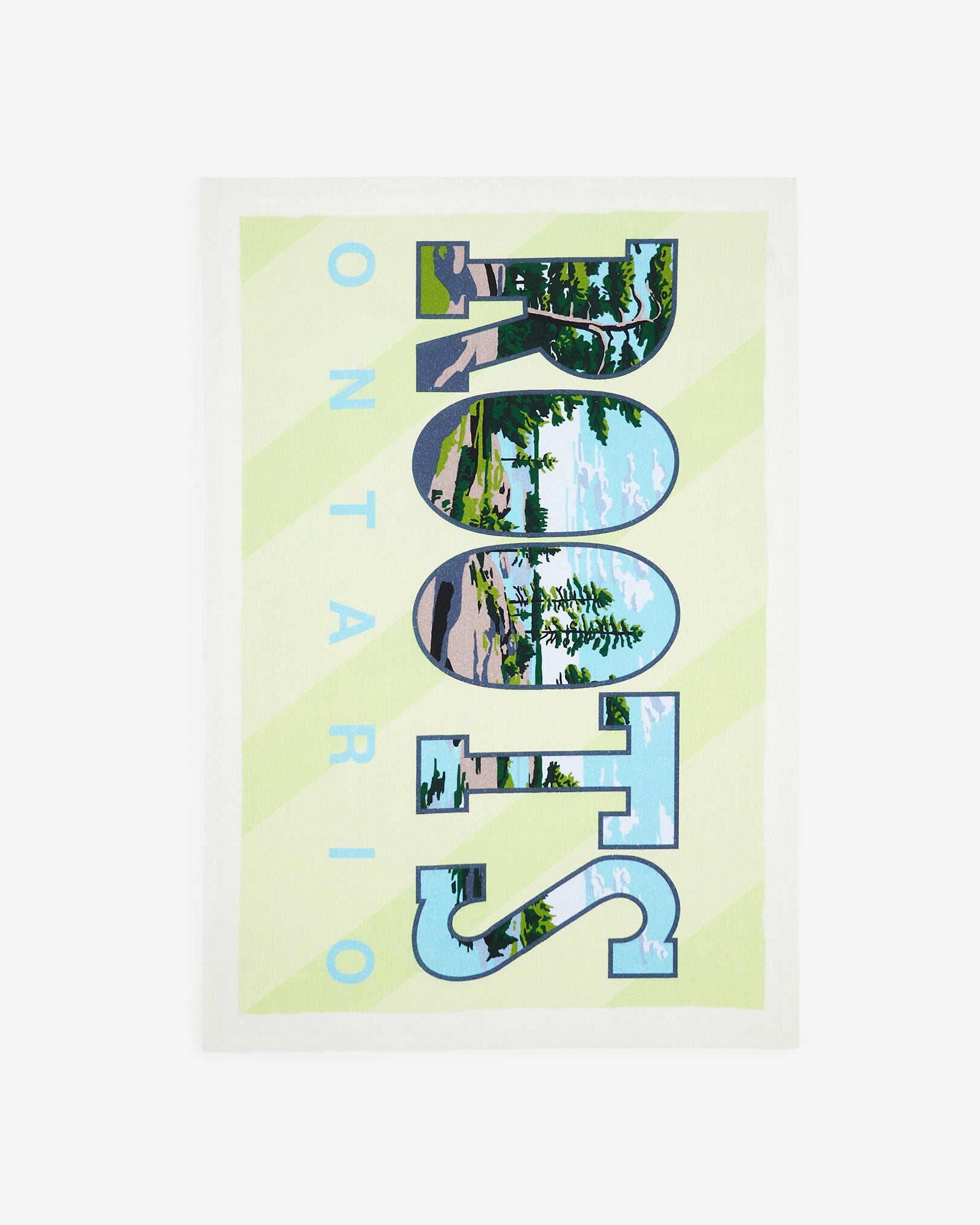 Greetings From ON Tea Towel