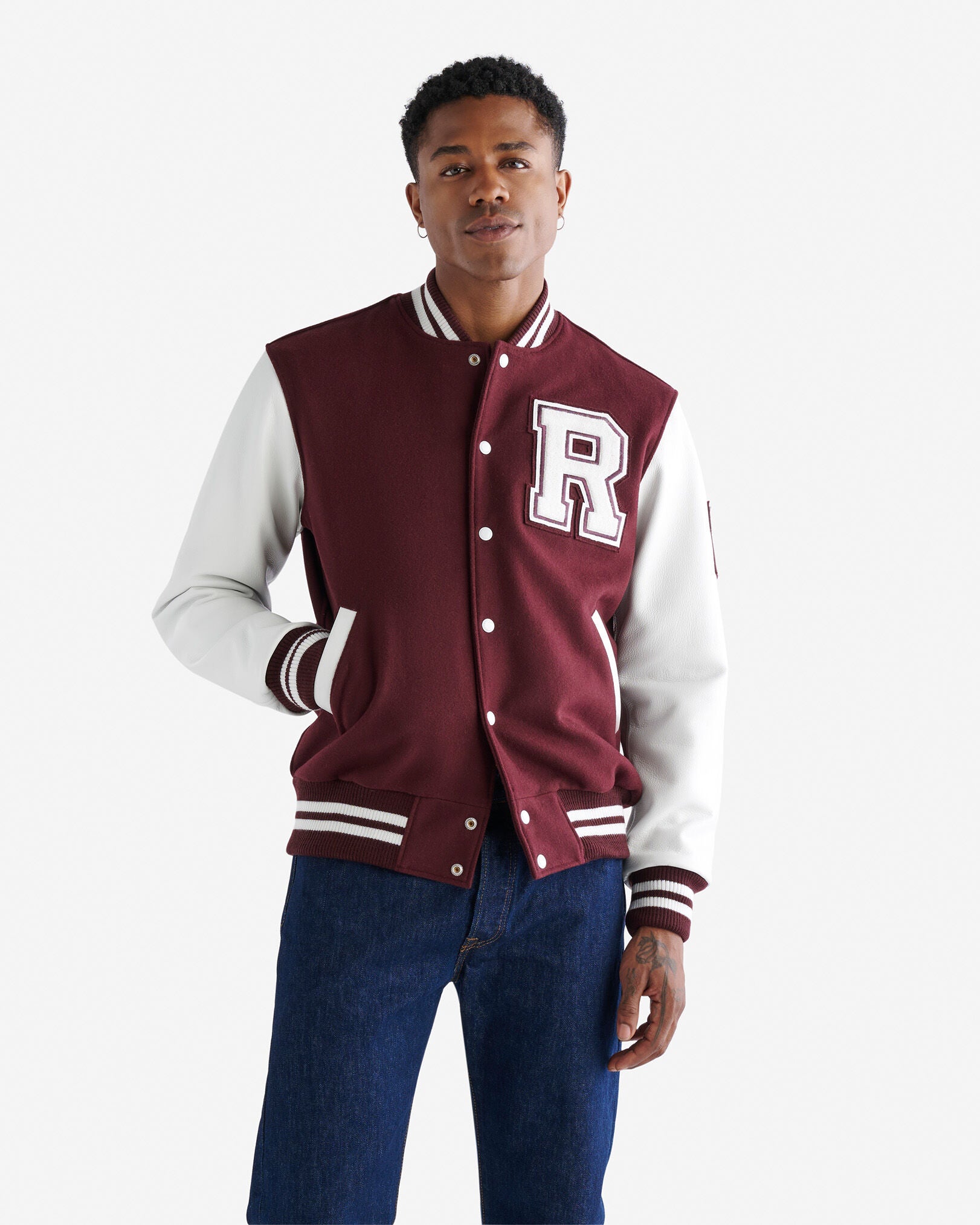 Mens Vintage Varsity Jacket