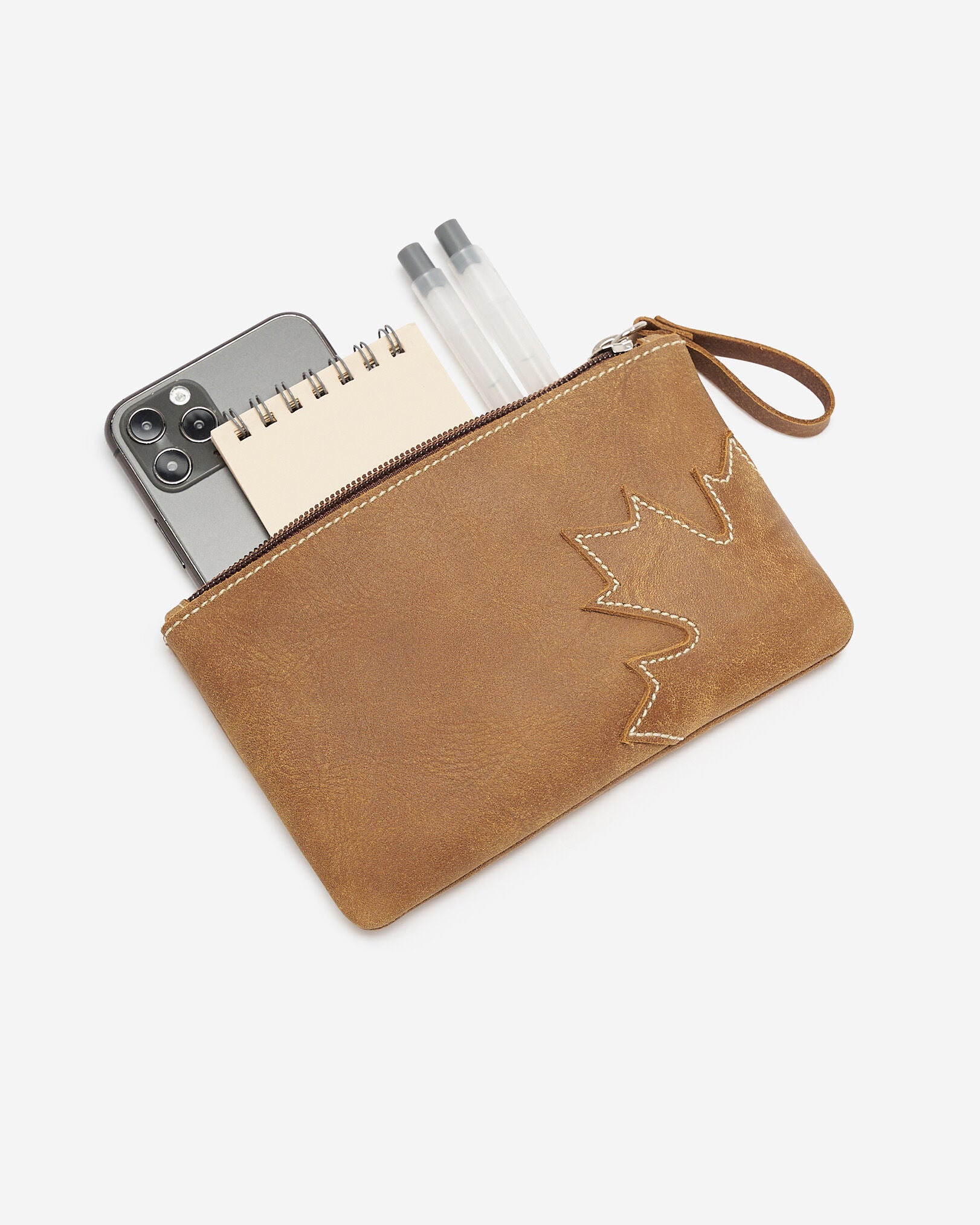 Maple Leaf Zip Pouch Tribe