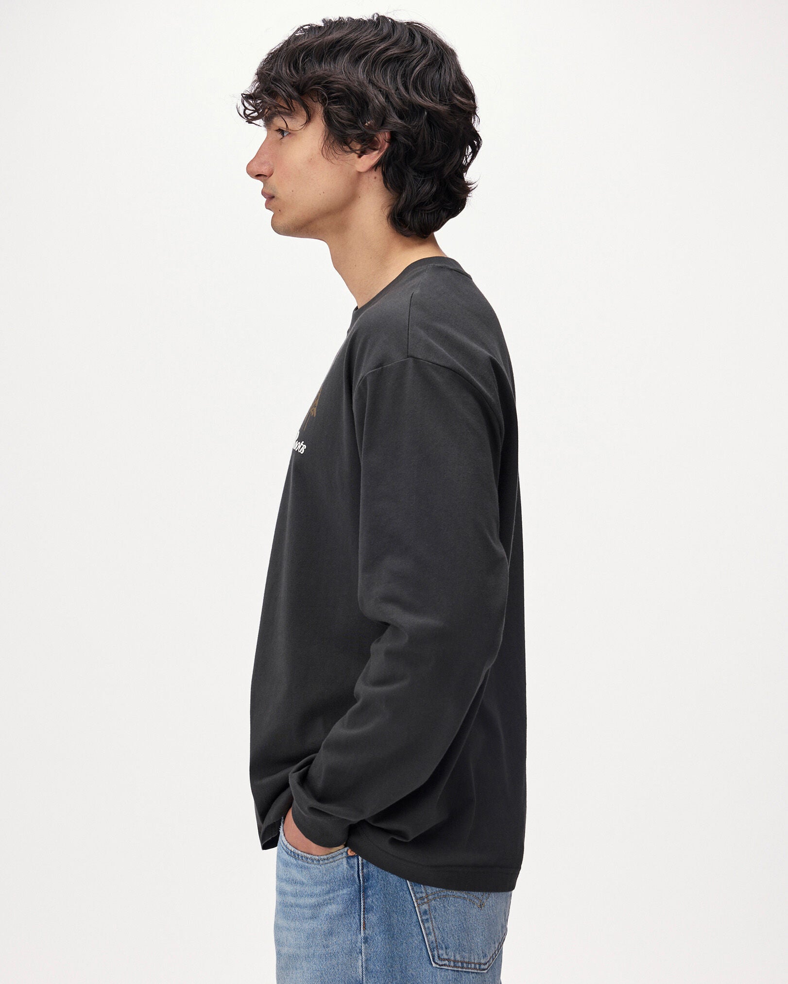 Roots Patchwork Long Sleeve T-Shirt