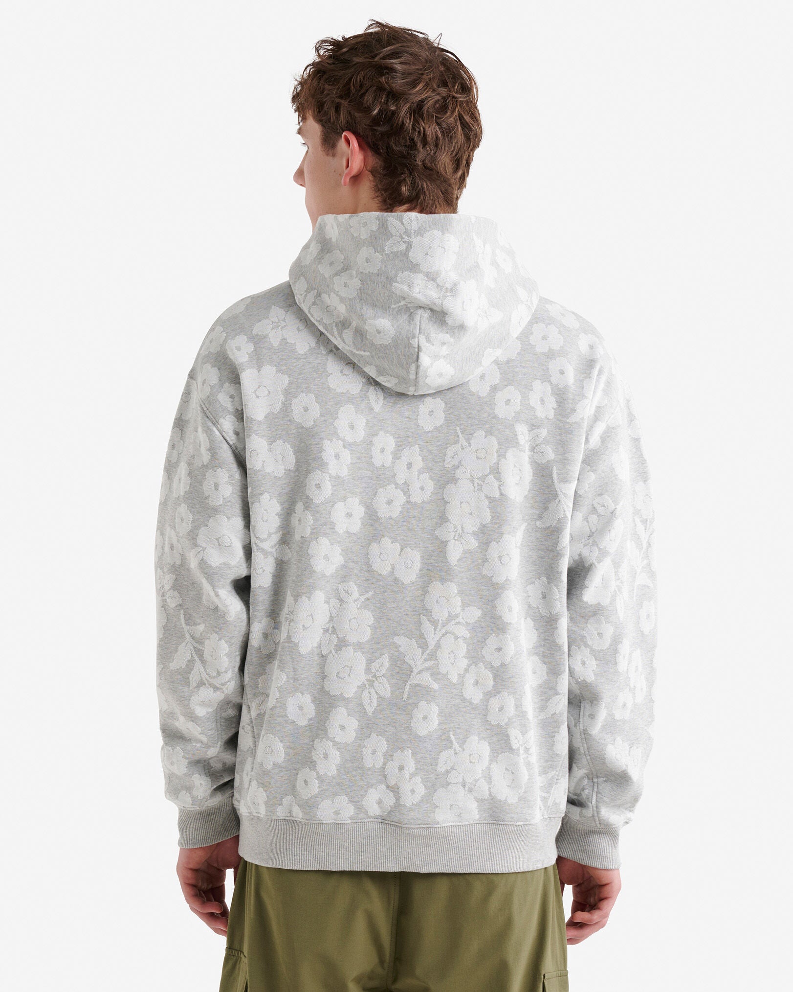 Floral Jacquard Hoodie
