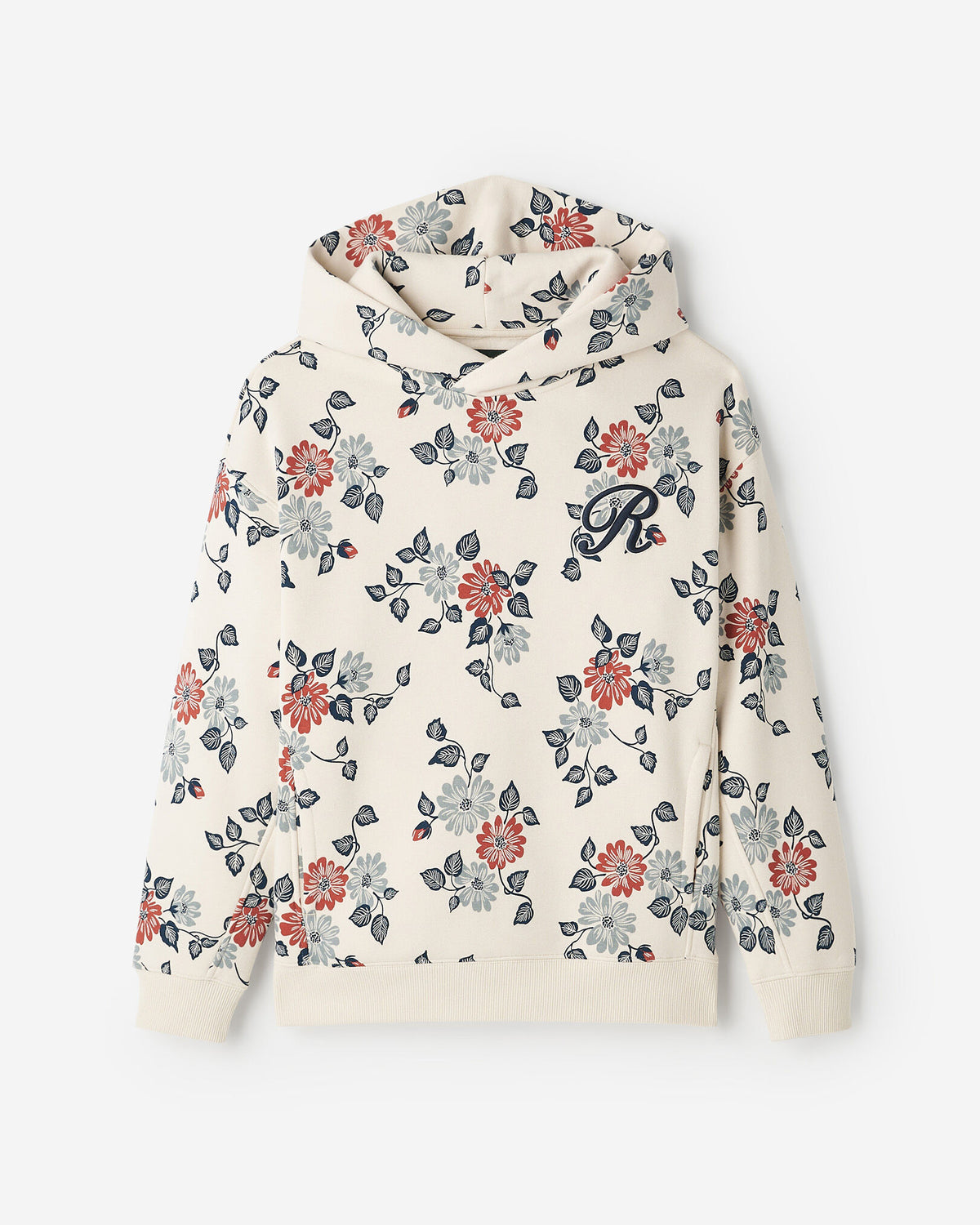 Floral Print Hoodie