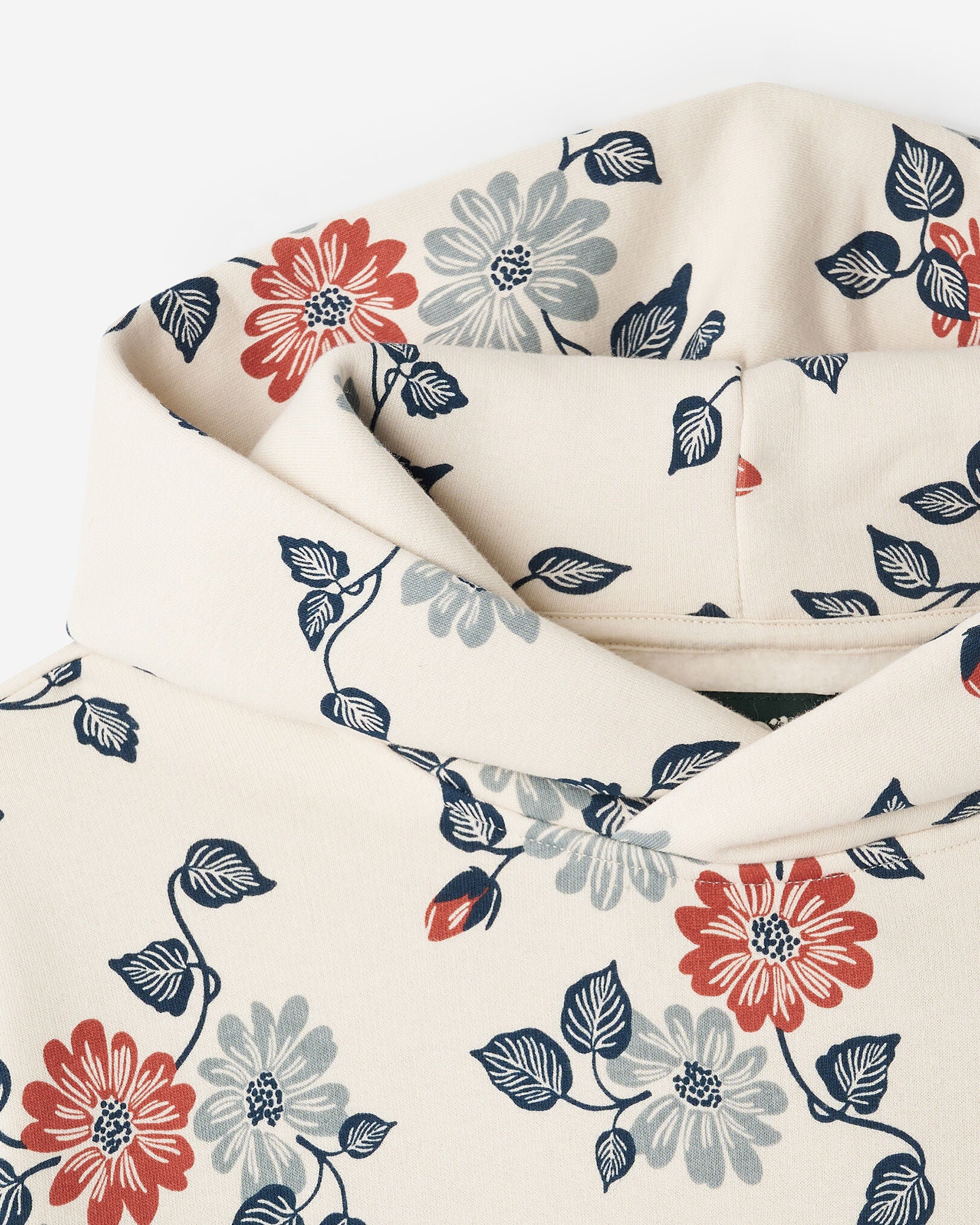 Floral Print Hoodie