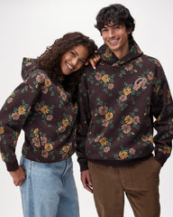 Floral Print Hoodie