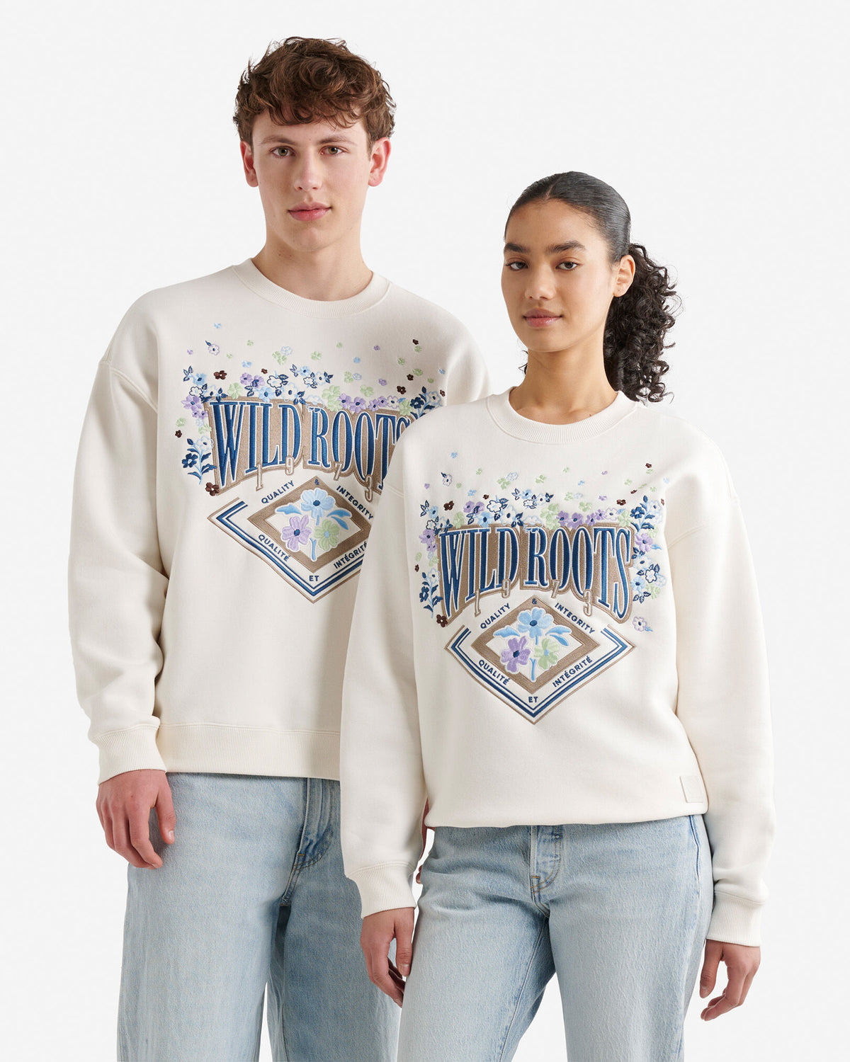 Floral Studio Fleece Crew