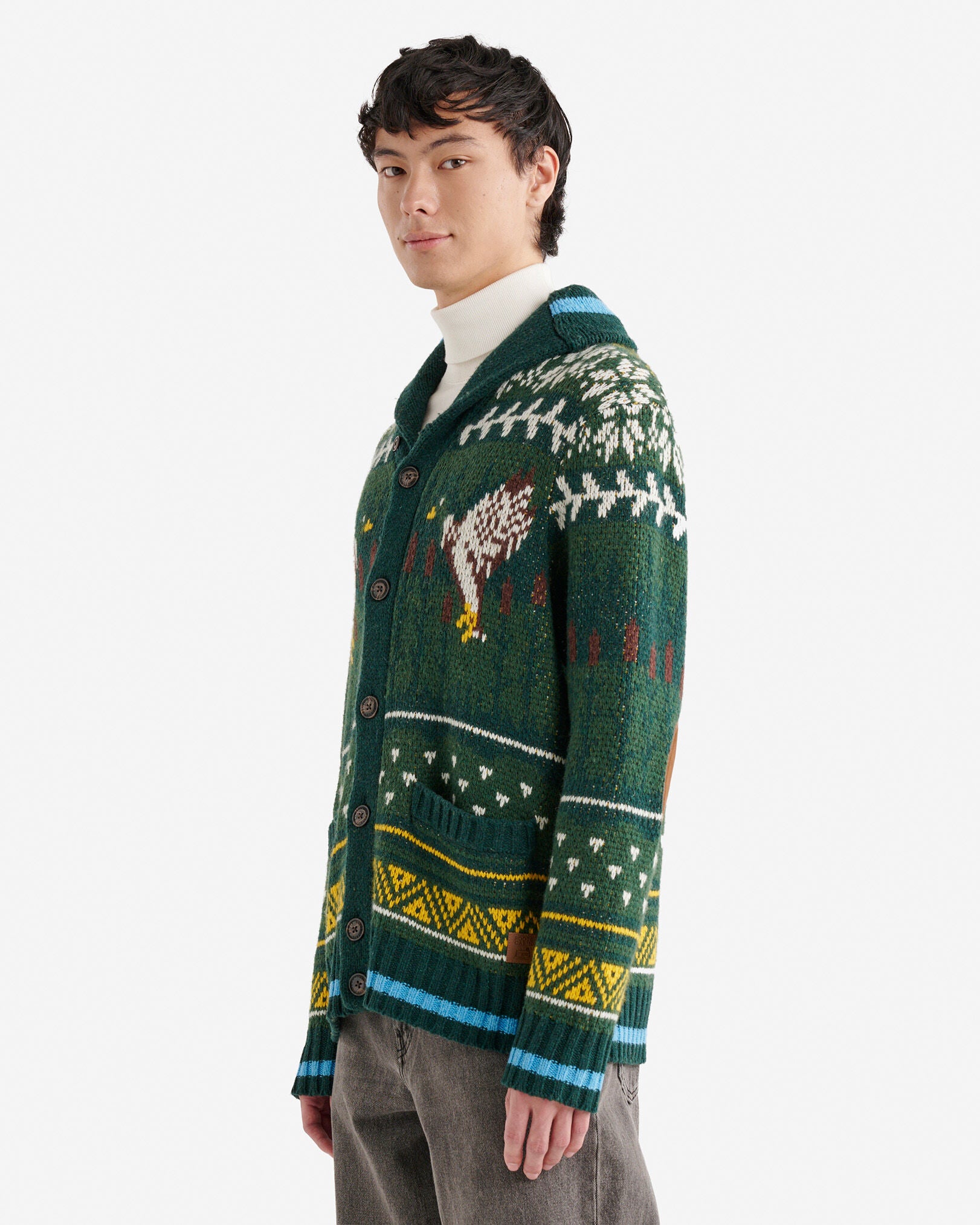 Cabin Shawl Fair Isle Cardigan