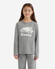 Kids Organic Original Cooper Beaver Long Sleeve T-Shirt