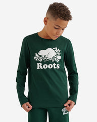 Kids Organic Original Cooper Beaver Long Sleeve T-Shirt