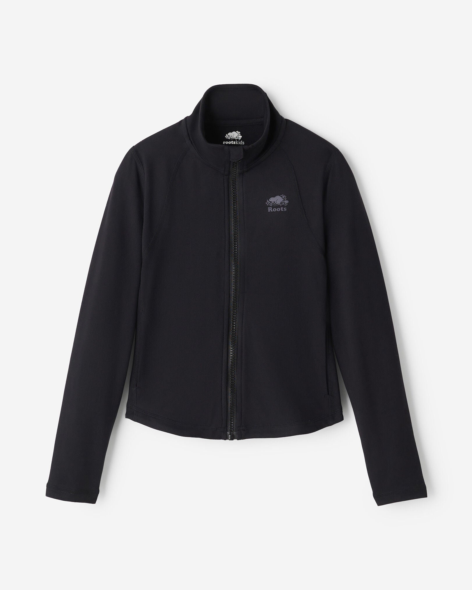 Girls Active Fitted Track Jacket