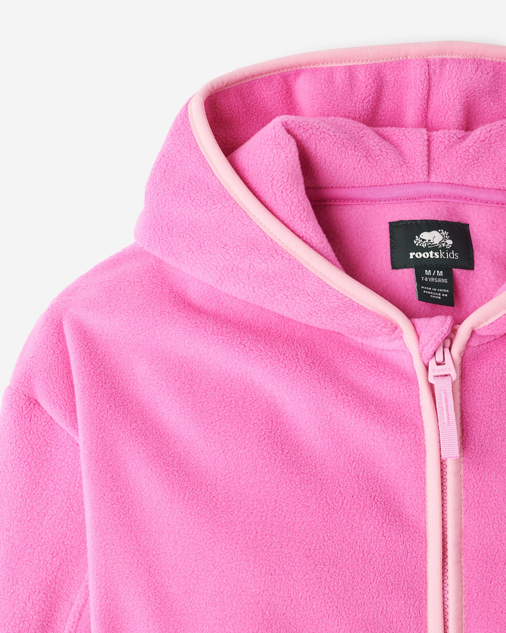 Kids Active Microfleece Full Zip Hoodie