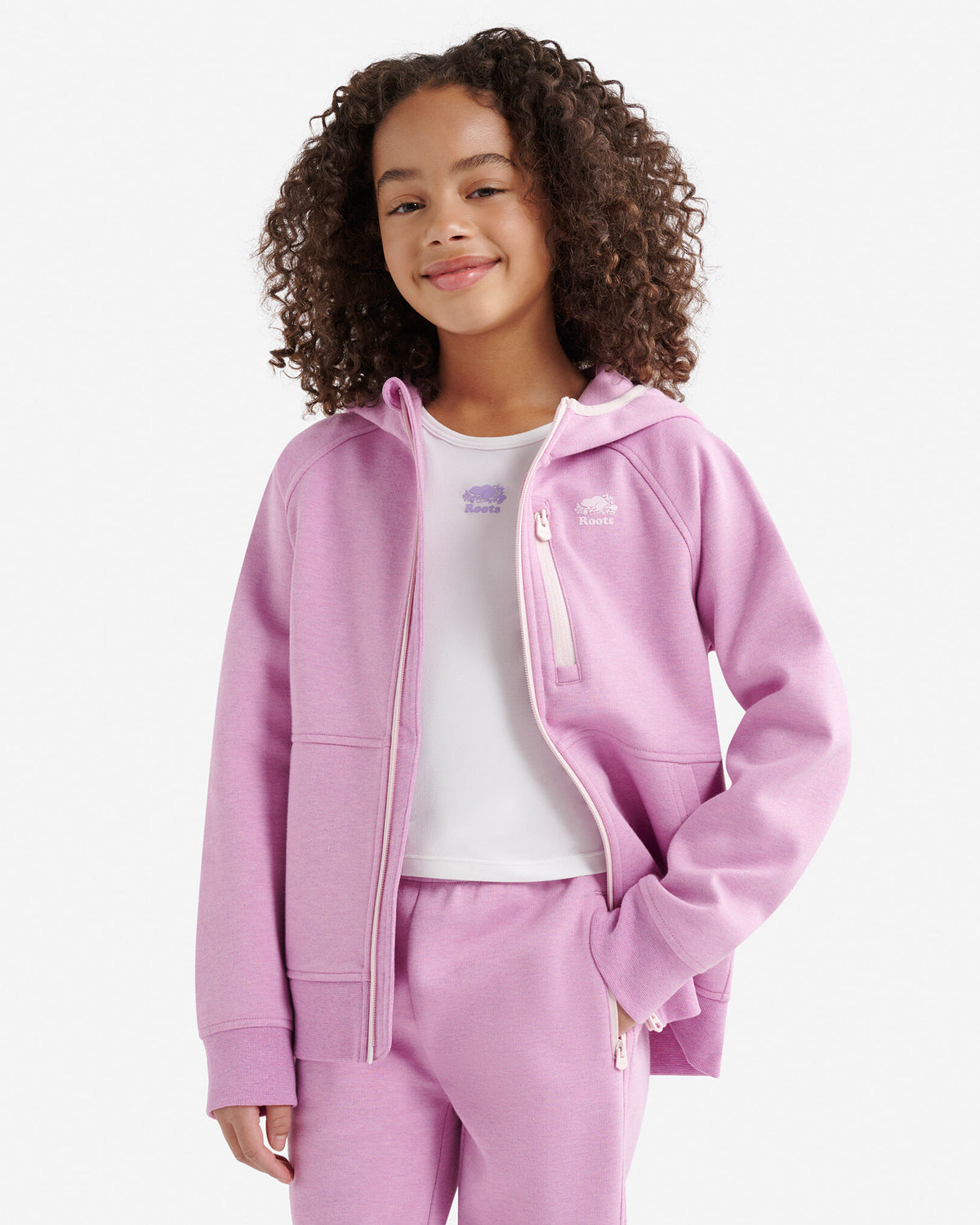 Kids Recover Interlock Full Zip Hoodie