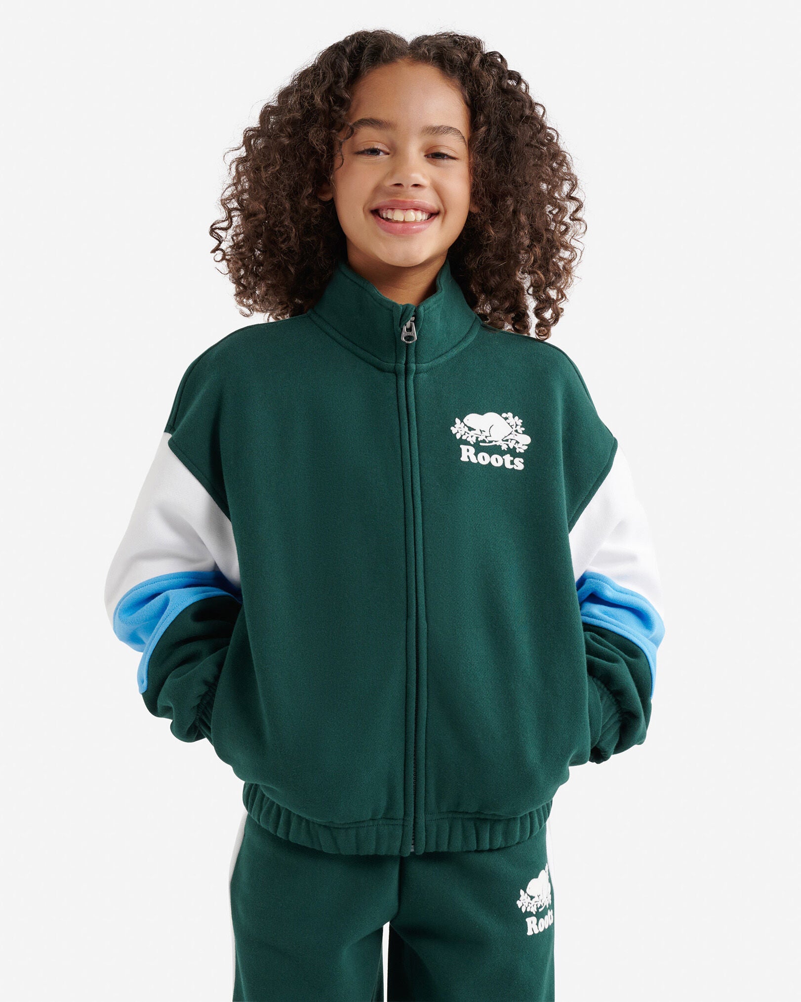 Kids Organic Cooper Colour Block Jacket