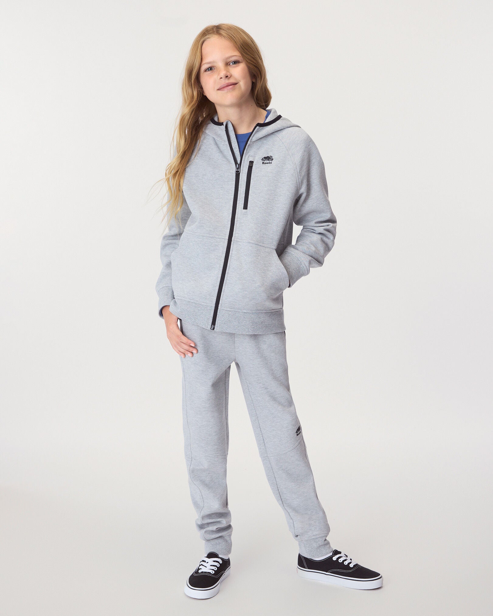 Kids Recover Interlock Full Zip Hoodie