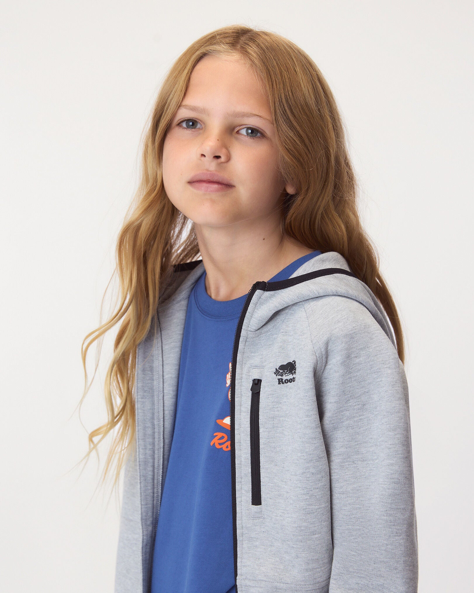 Kids Recover Interlock Full Zip Hoodie