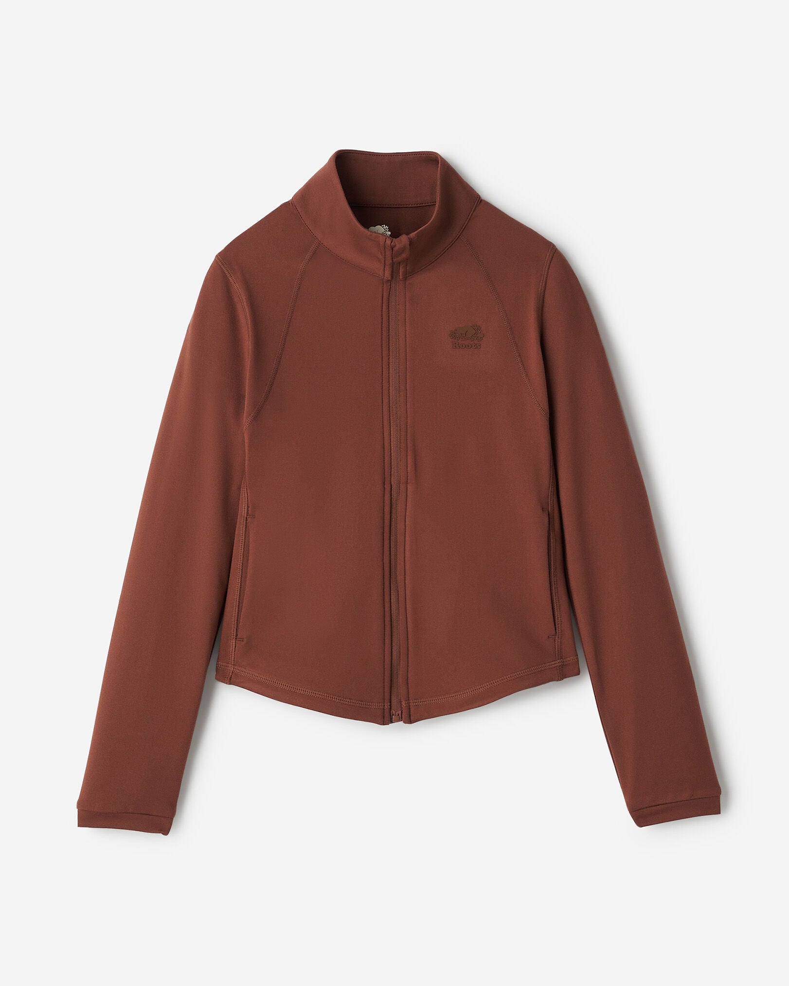 Girls Active Fitted Track Jacket