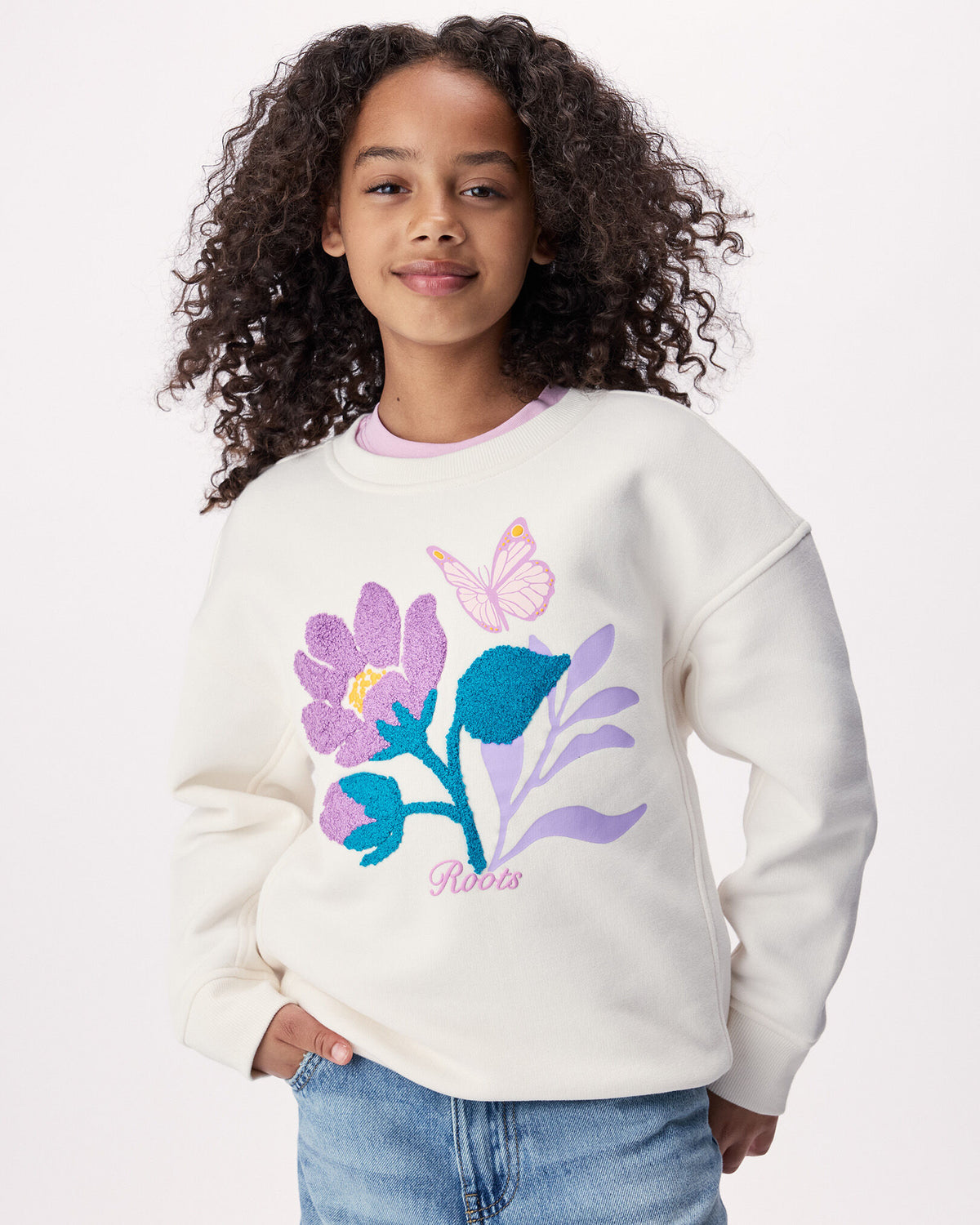 Kids Skyline Relaxed Crew Sweatshirt