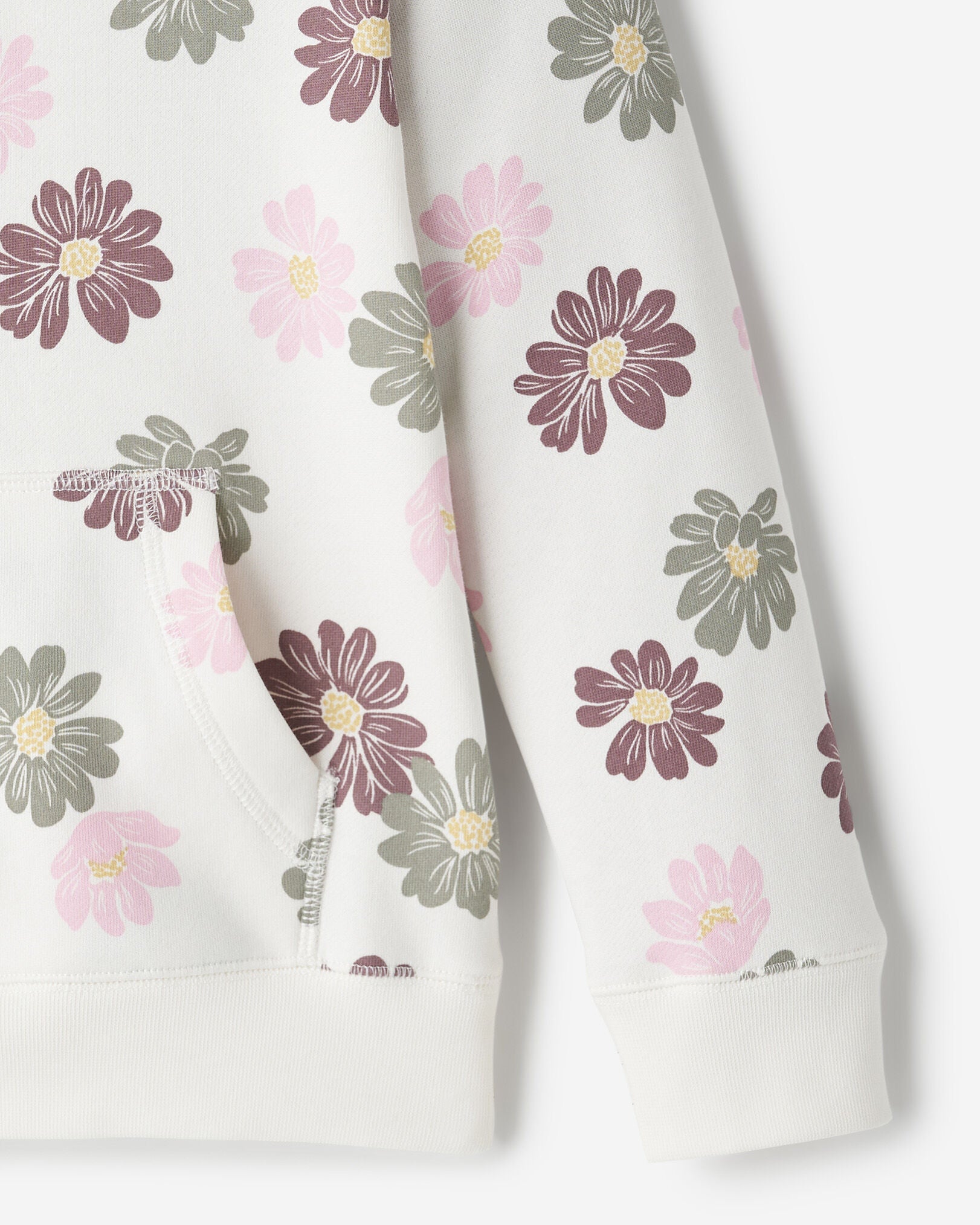 Kids Roots Academy Floral Hoodie